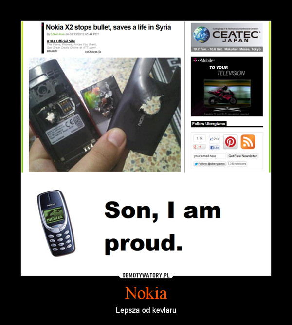 Nokia – Lepsza od kevlaru 