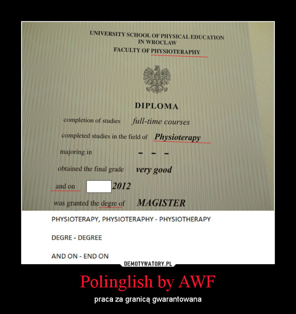 Polinglish by AWF – praca za granicą gwarantowana 