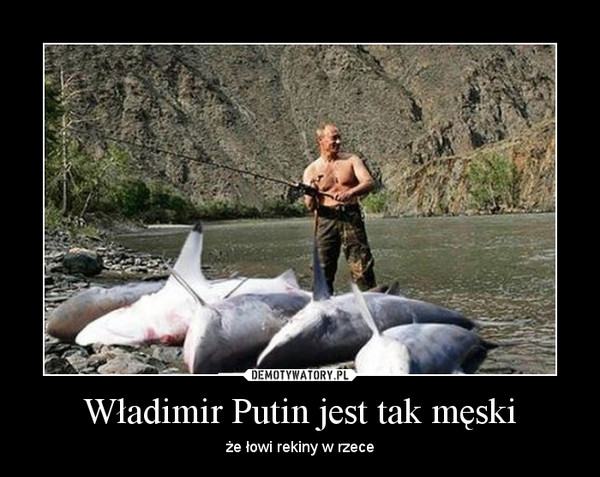 Władimir Putin jest tak męski