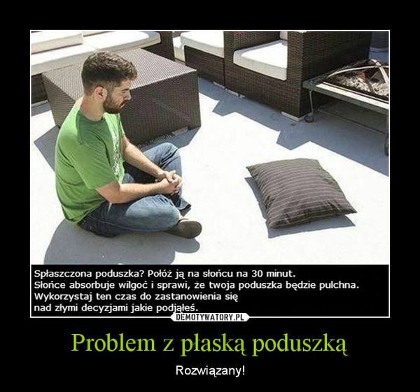 Problem z płaską poduszką – Rozwiązany! 