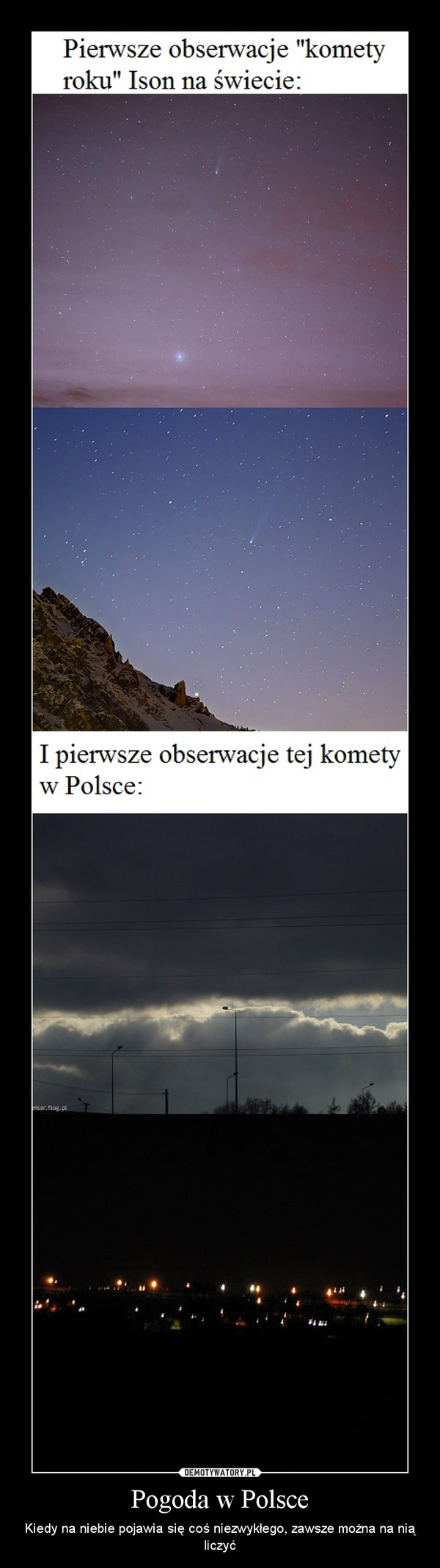 Pogoda w Polsce – Kiedy na niebie pojawia się coś niezwykłego, zawsze można na nią liczyć 