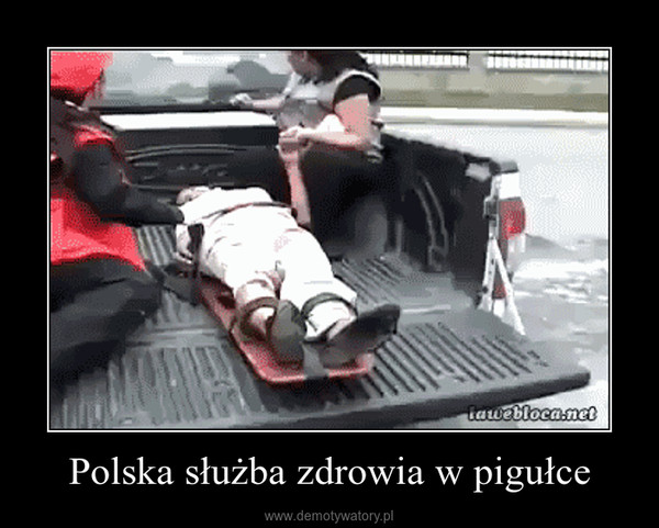 Polska służba zdrowia w pigułce –  