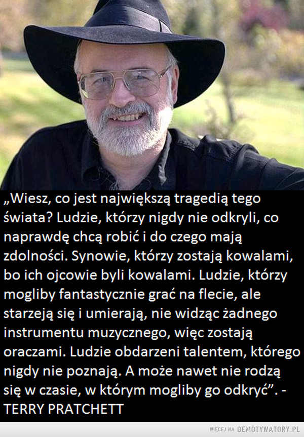 Terry Pratchett – 28.04.1948 r. - 12.03.2015 r. 