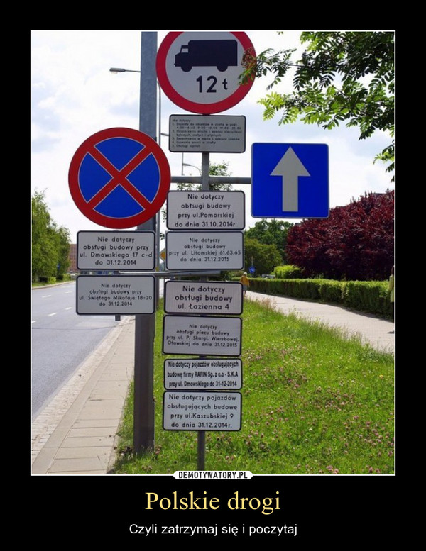 Polskie drogi – Czyli zatrzymaj się i poczytaj 