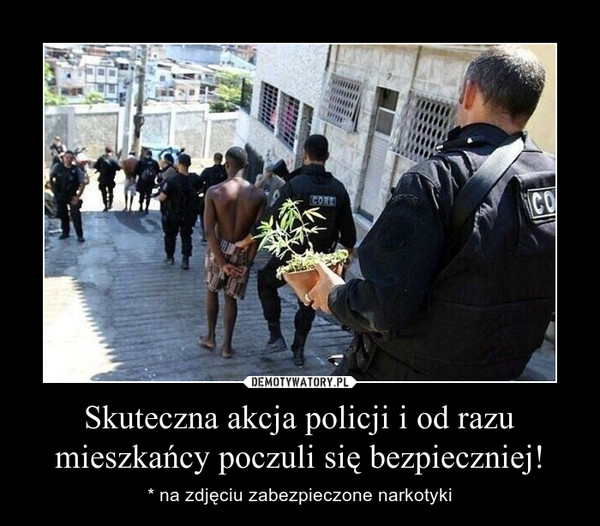 Skuteczna akcja policji i od razu mieszkańcy poczuli się bezpieczniej! – * na zdjęciu zabezpieczone narkotyki 