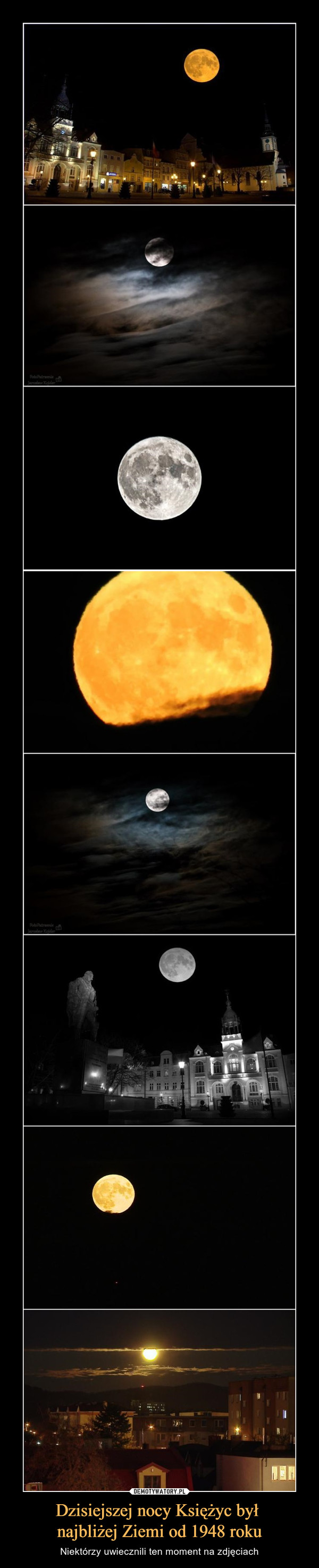 Dzisiejszej nocy Księżyc był najbliżej Ziemi od 1948 roku – Niektórzy uwiecznili ten moment na zdjęciach 