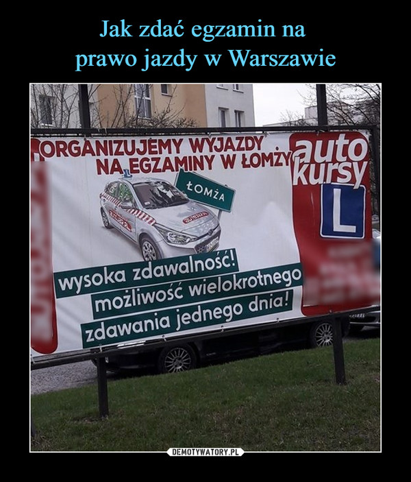 Jak zdać egzamin na 
prawo jazdy w Warszawie