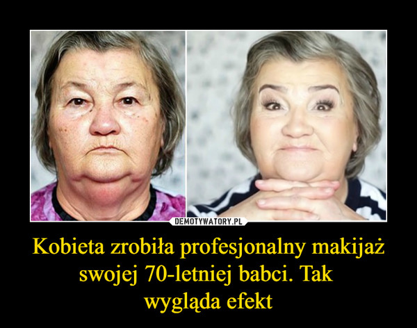 Kobieta zrobiła profesjonalny makijaż swojej 70-letniej babci. Tak wygląda efekt –  
