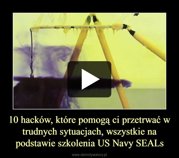 10 hacków, które pomogą ci przetrwać w trudnych sytuacjach, wszystkie na podstawie szkolenia US Navy SEALs