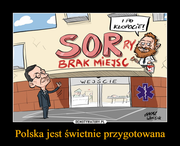 Polska jest świetnie przygotowana –  I PO KŁOPOCIESORRY BRAK MIEJSC