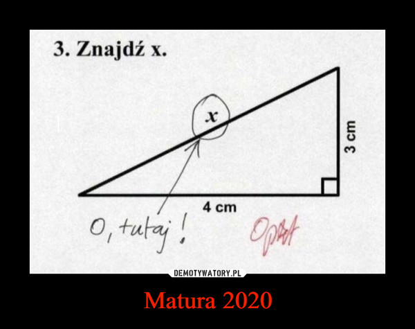 Matura 2020