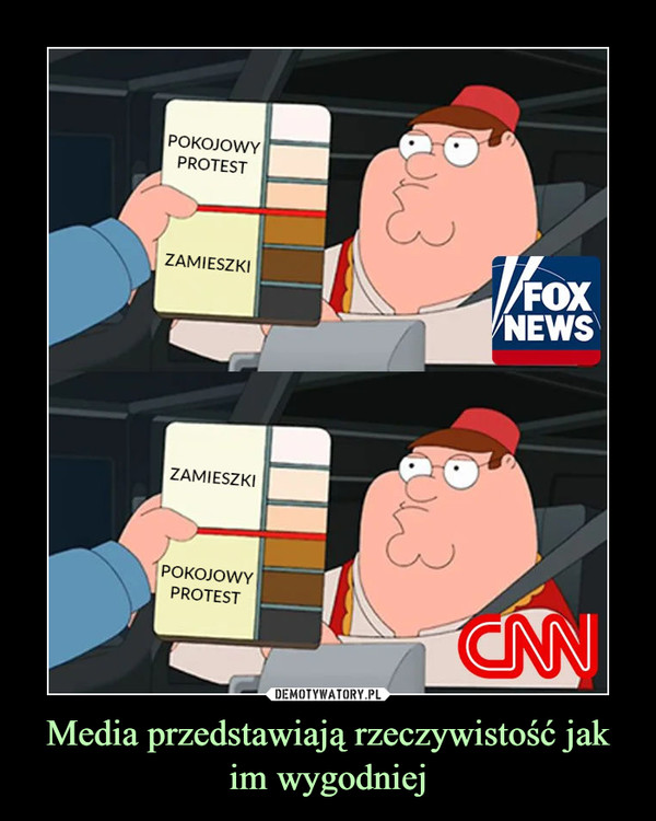 Media przedstawiają rzeczywistość jak im wygodniej