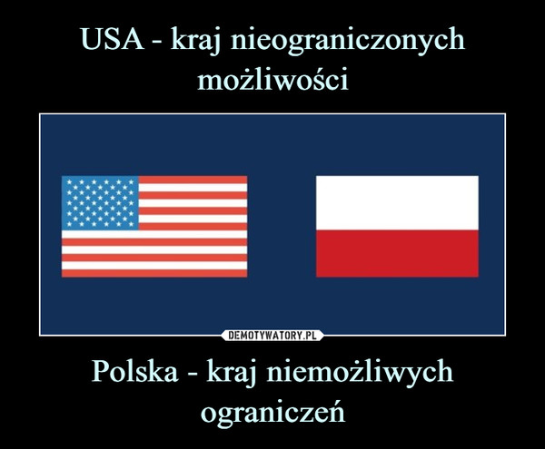 Polska - kraj niemożliwych ograniczeń –  