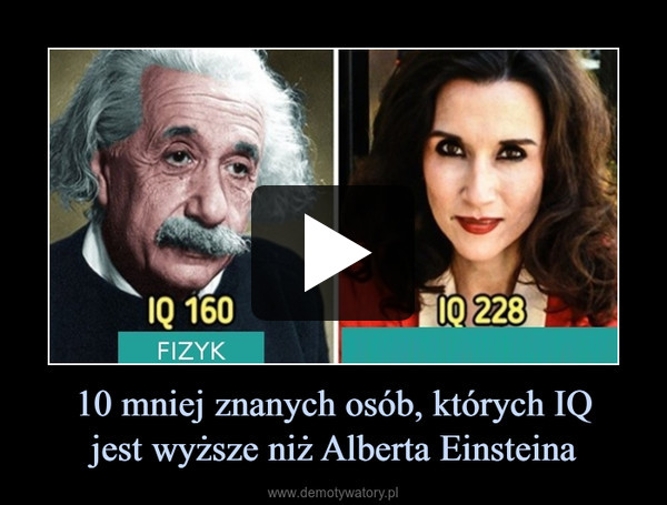 10 mniej znanych osób, których IQjest wyższe niż Alberta Einsteina –  