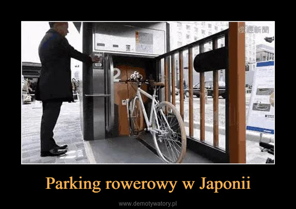 Parking rowerowy w Japonii –  