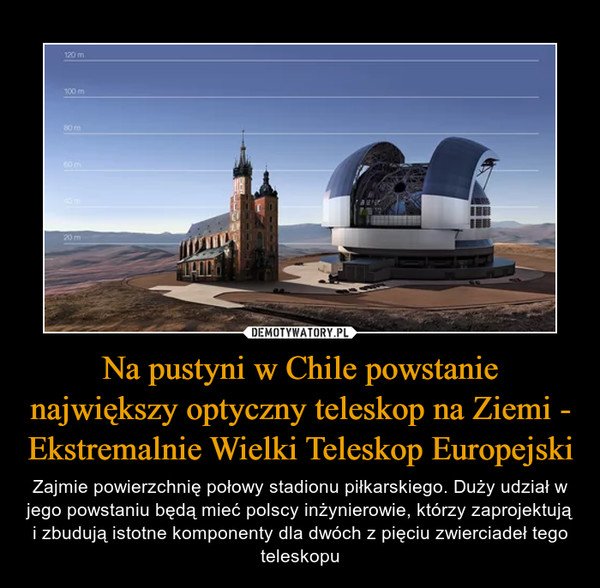 Na pustyni w Chile powstanie największy optyczny teleskop na Ziemi - Ekstremalnie Wielki Teleskop Europejski