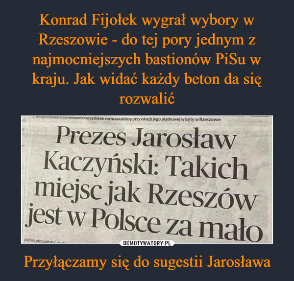 Przyłączamy się do sugestii Jarosława –  