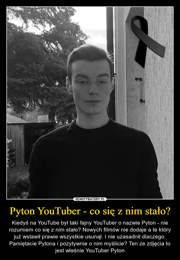 Pyton YouTuber - co się z nim stało?