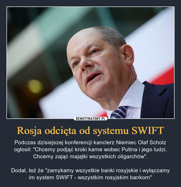 Rosja odcięta od systemu SWIFT