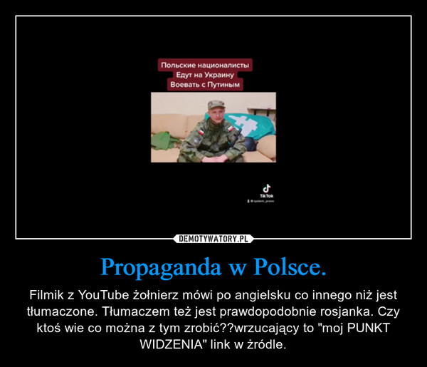 Propaganda w Polsce.