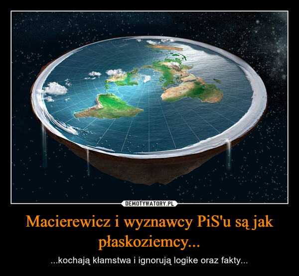 Macierewicz i wyznawcy PiS'u są jak płaskoziemcy...
