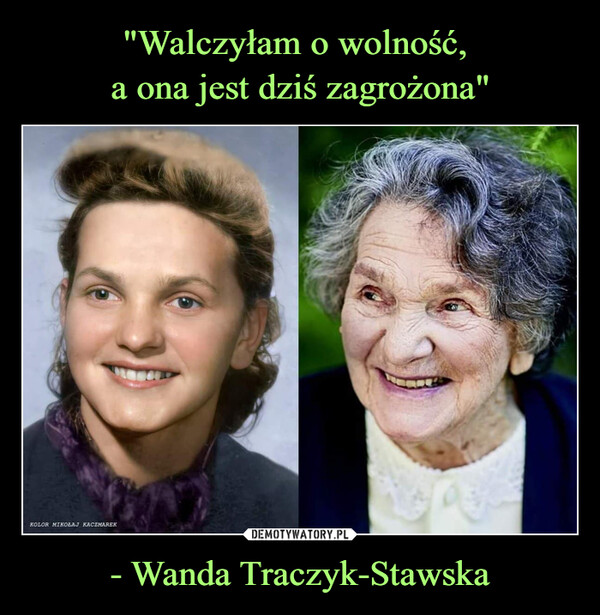 - Wanda Traczyk-Stawska –  KOLOR MIKOŁAJ KACZMAREK
