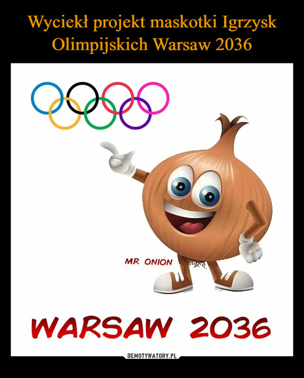 Wyciekł projekt maskotki Igrzysk Olimpijskich Warsaw 2036