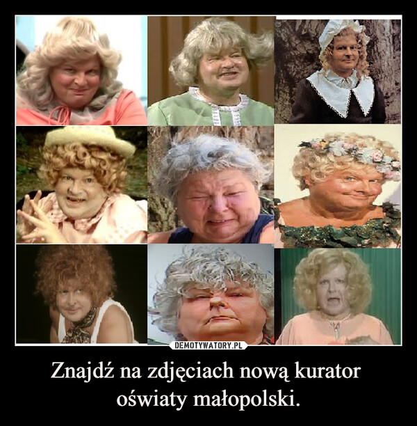 Znajdź na zdjęciach nową kurator oświaty małopolski. –  