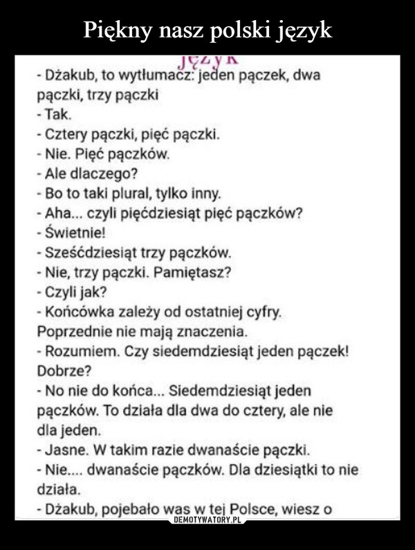 Piękny nasz polski język