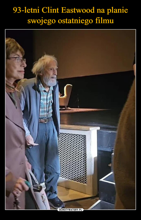 93-letni Clint Eastwood na planie swojego ostatniego filmu