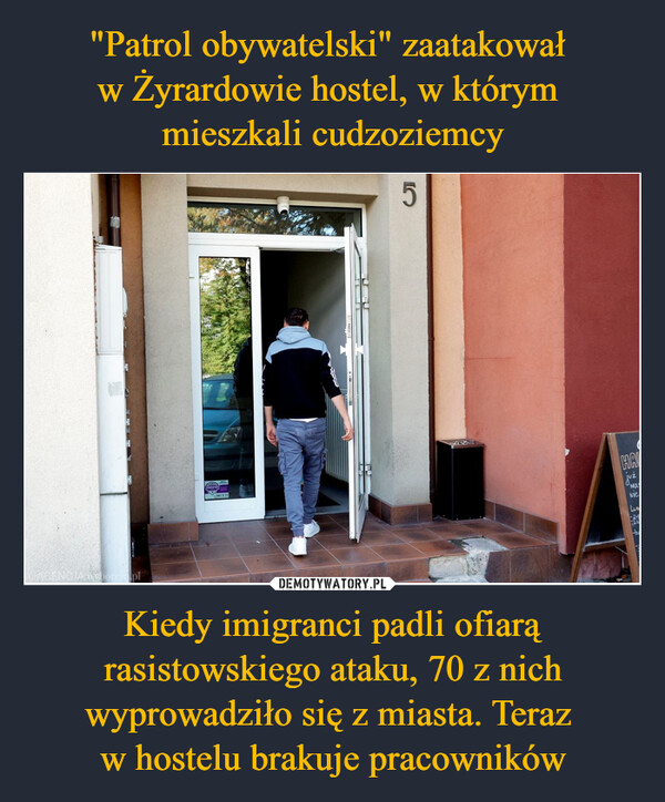 Kiedy imigranci padli ofiarą rasistowskiego ataku, 70 z nich wyprowadziło się z miasta. Teraz w hostelu brakuje pracowników –  PITBULLWEST COASAT