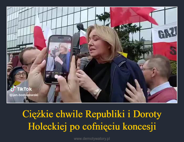 Ciężkie chwile Republiki i Doroty Holeckiej po cofnięciu koncesji –  Tik Tok@jan.bodakowskiGAZES